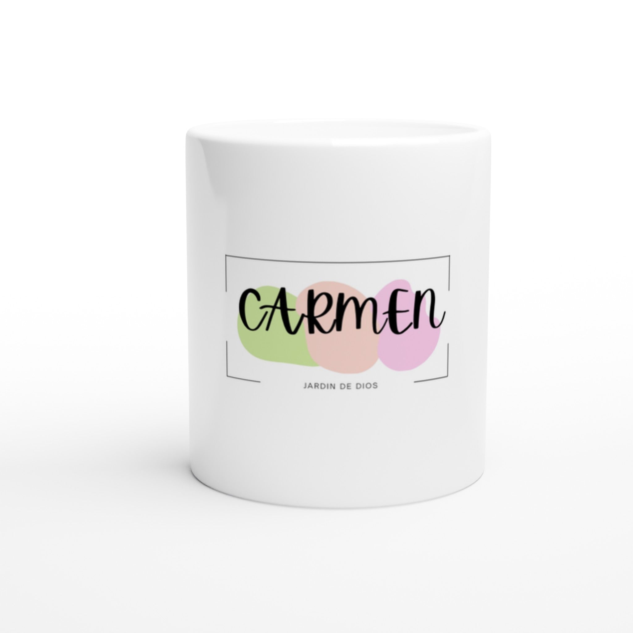 CARMEN White 11oz Ceramic Mug
