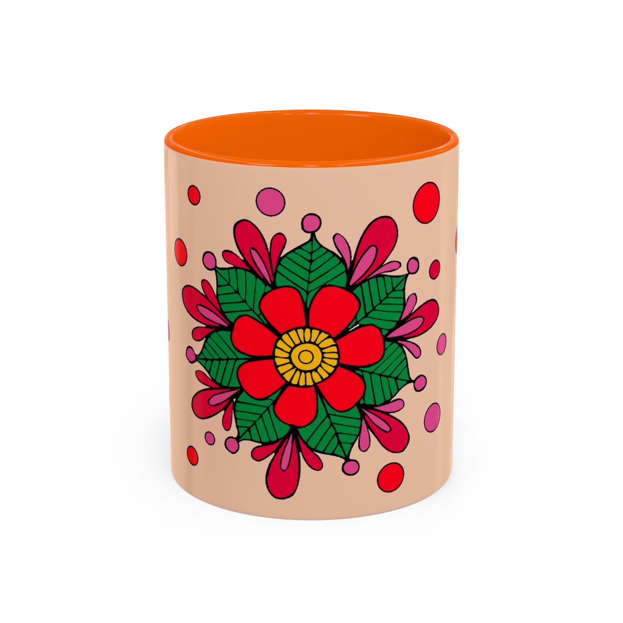 Vibrant Floral Coffee Mug