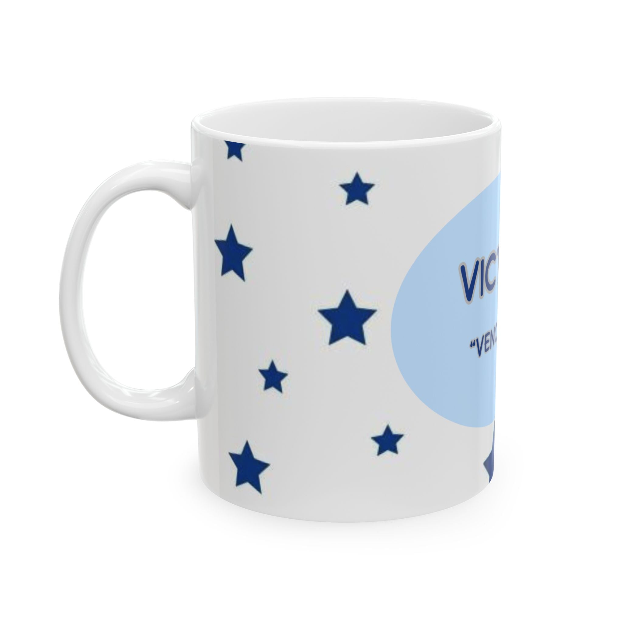 Personalized Starry Ceramic Mug for Victor, Unique Gift for Birthdays, Coffee Lovers, Home Decor, Inspirational Drinkware