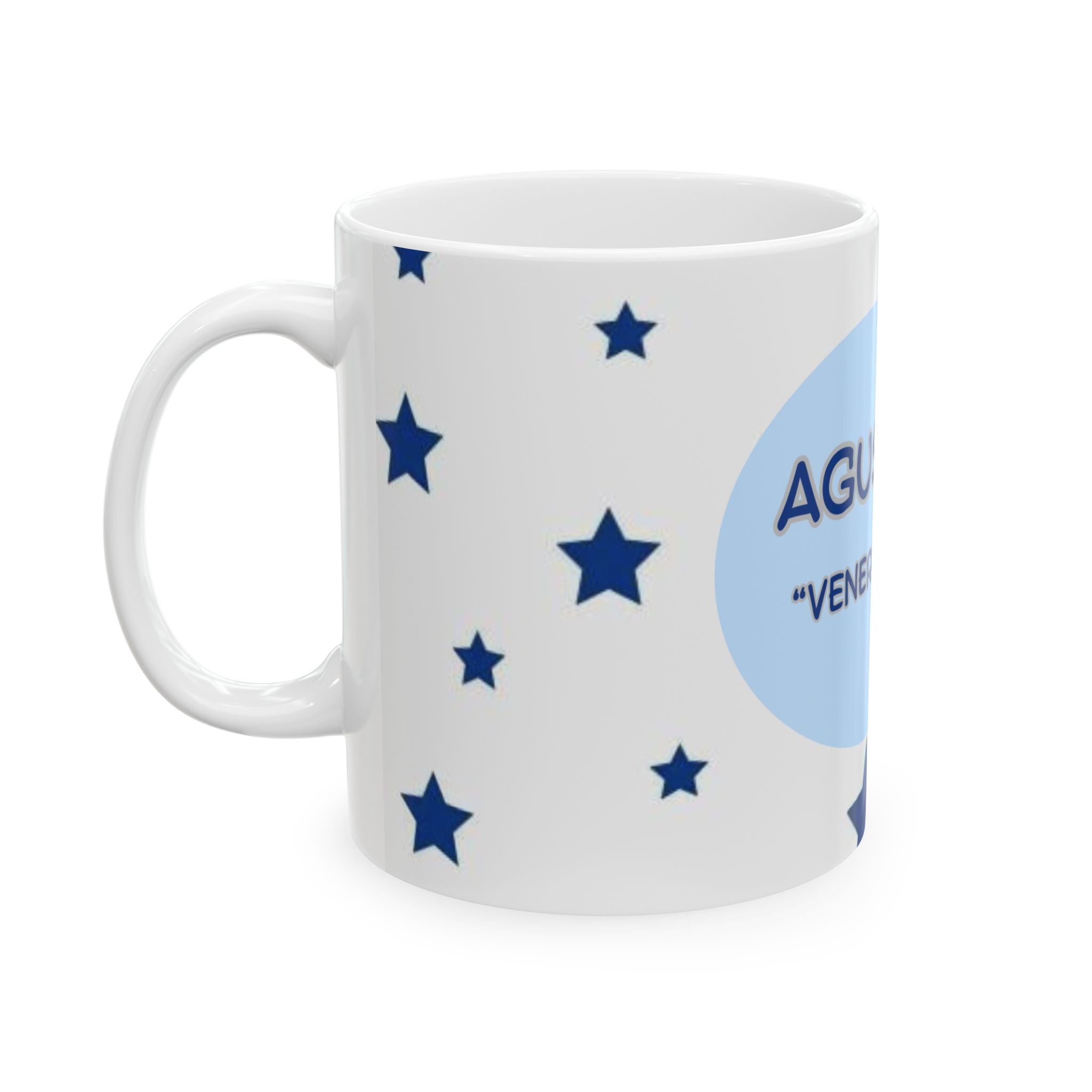 Personalized Starry Night Ceramic Mug, Custom Coffee Cup, Gift for Him, Birthday Present, Home Decor