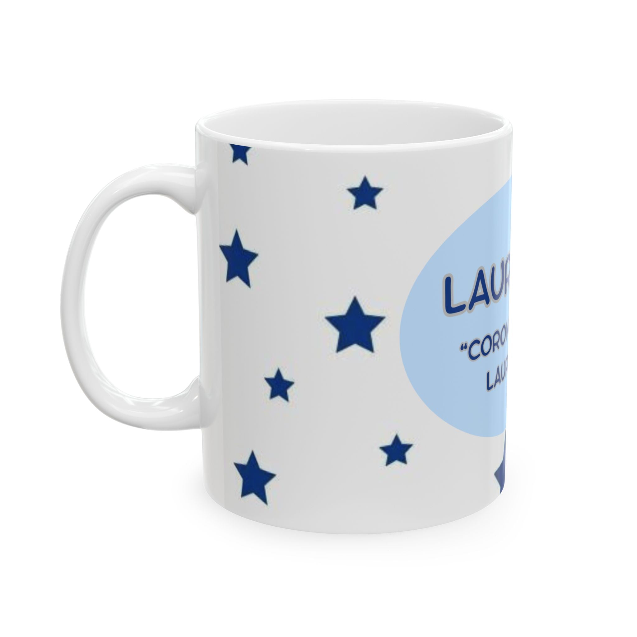 Personalized Starry Night Ceramic Mug | Custom Name Coffee Cup, Gift for Him, Gift for Her, Birthday Mug, Unique Star Mug