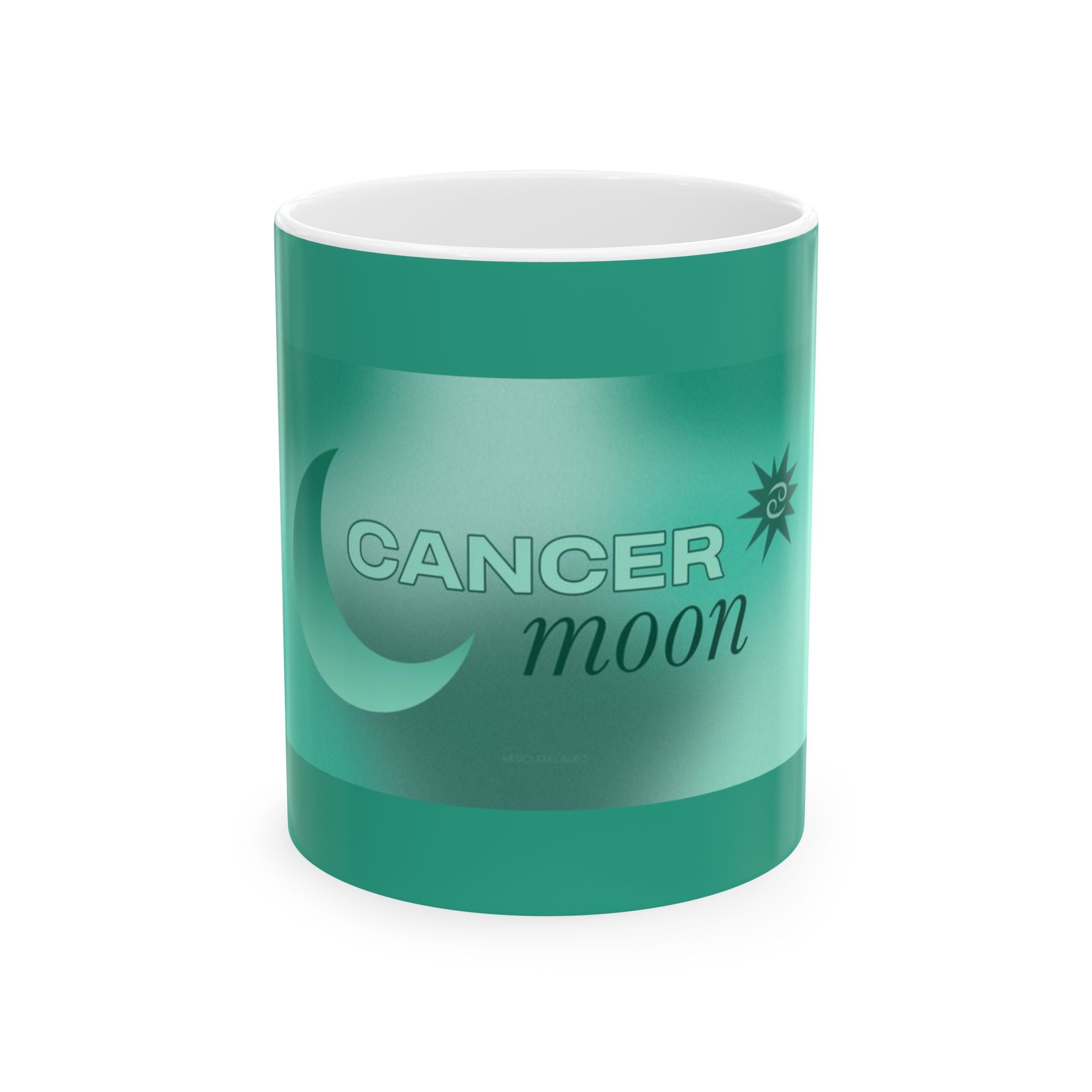 Cancer Moon Ceramic Mug for Astrology Lovers, Zodiac Coffee Cup, Gift for Cancer Signs, Horoscope Drinkware, Moon Phase Mug