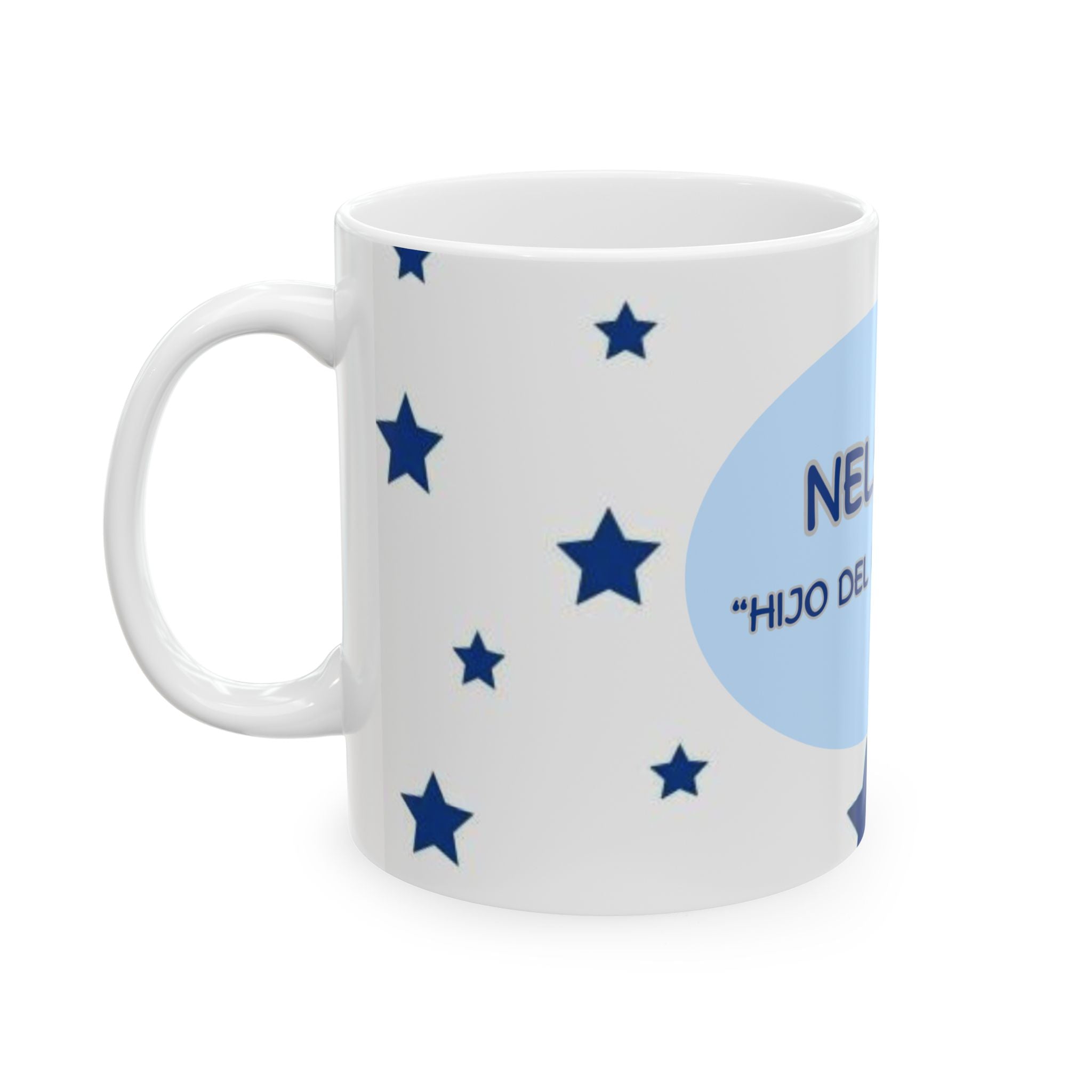 Personalized Starry Blue Ceramic Mug - Great for Gifts, Tea Lovers, Birthdays, Celebrations, Home Decor
