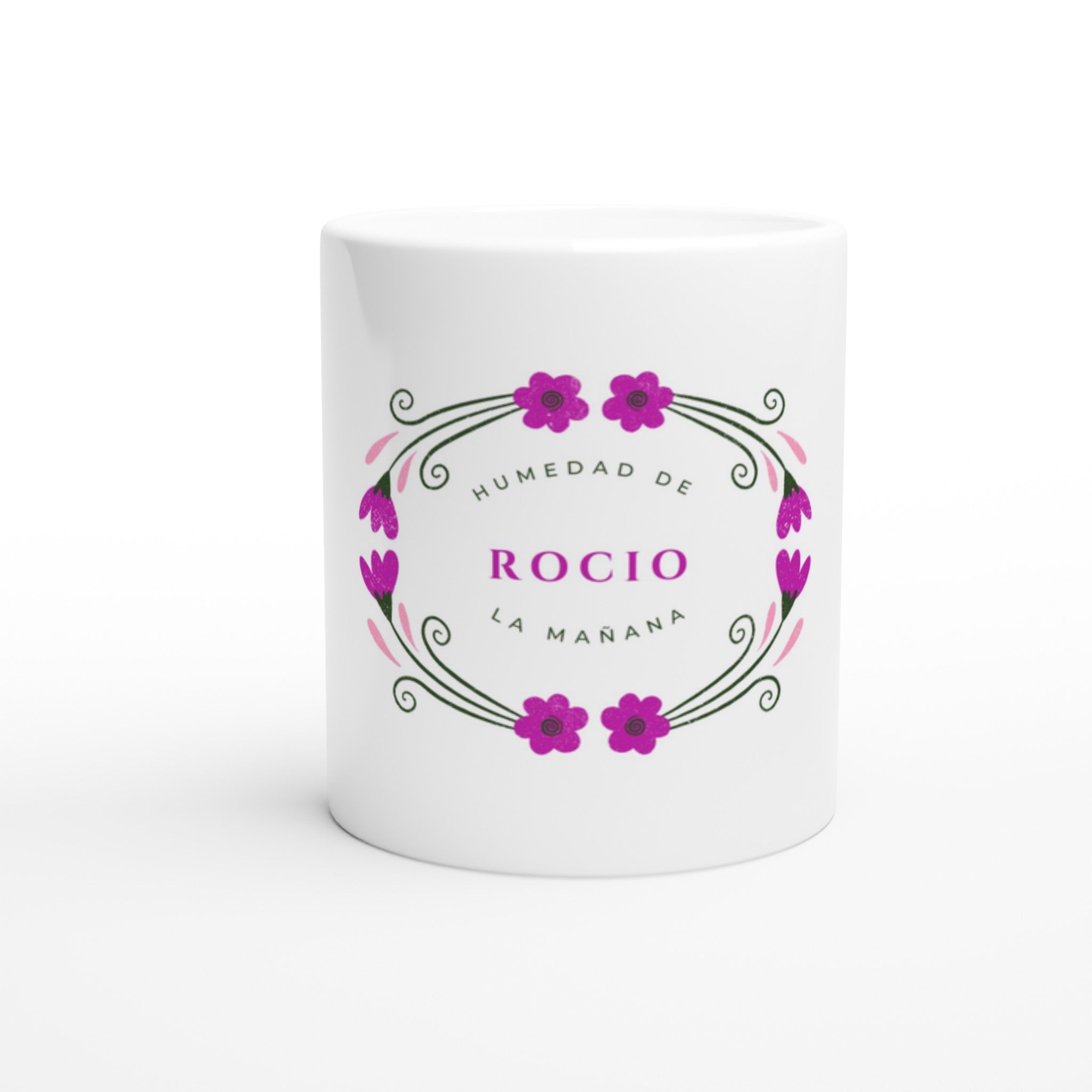 ROCIO BUGANVILLAS White 11oz Ceramic Mug
