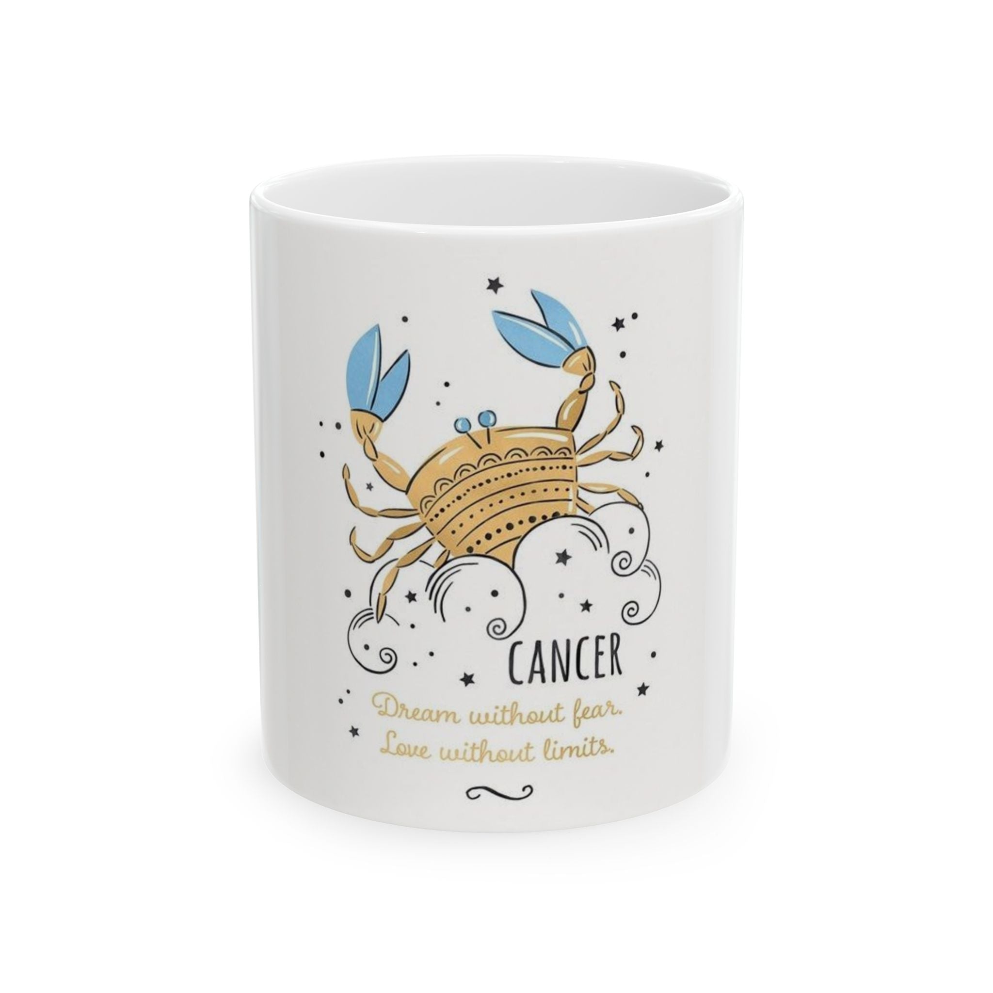 Cancer Astrology Mug – Comfort & Intuition Quote Cup