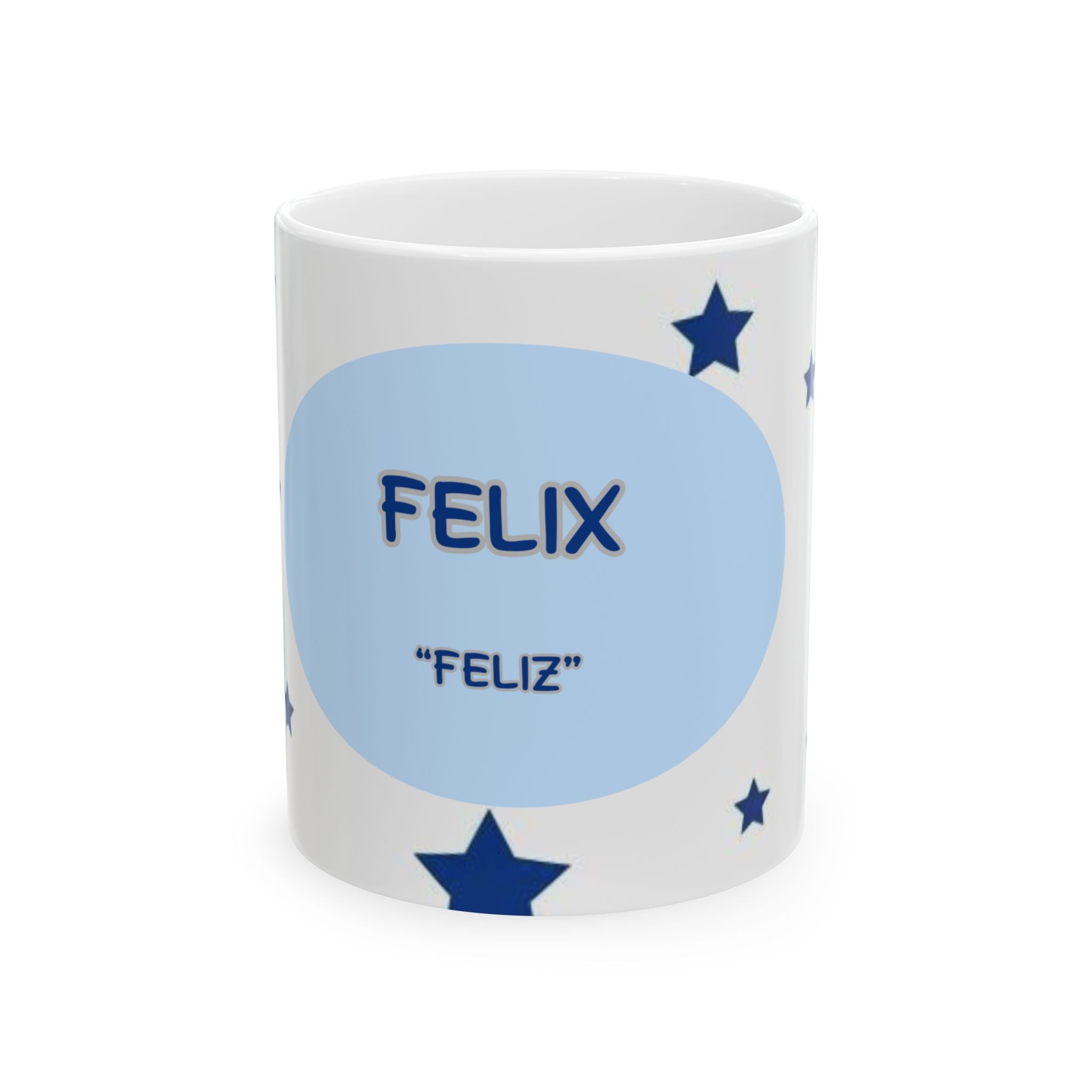 Ceramic Starry Night Mug, Personalized Mug, Unique Gift for Coffee Lovers, Custom Drinkware, Celestial Coffee Cup