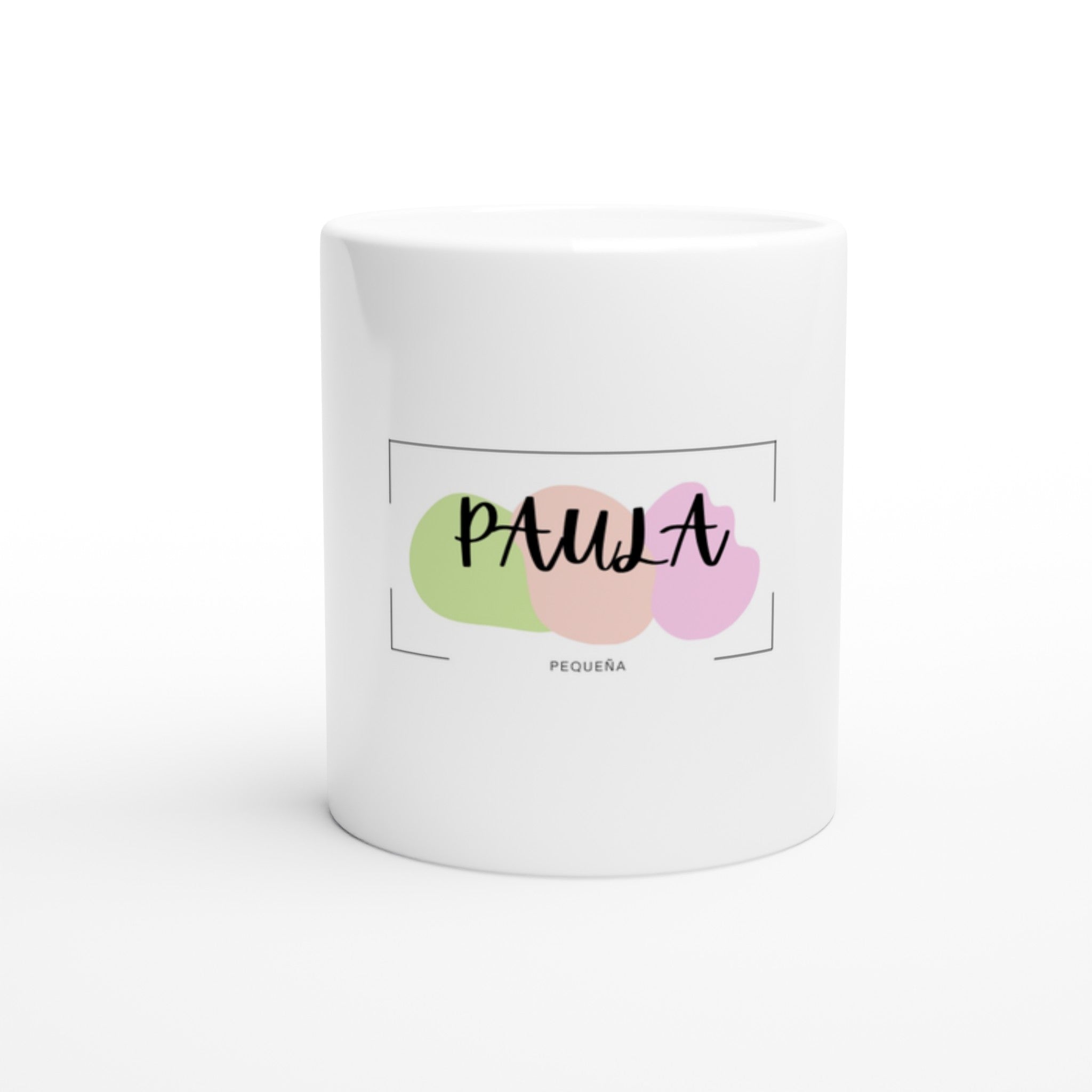 PAULA White 11oz Ceramic Mug
