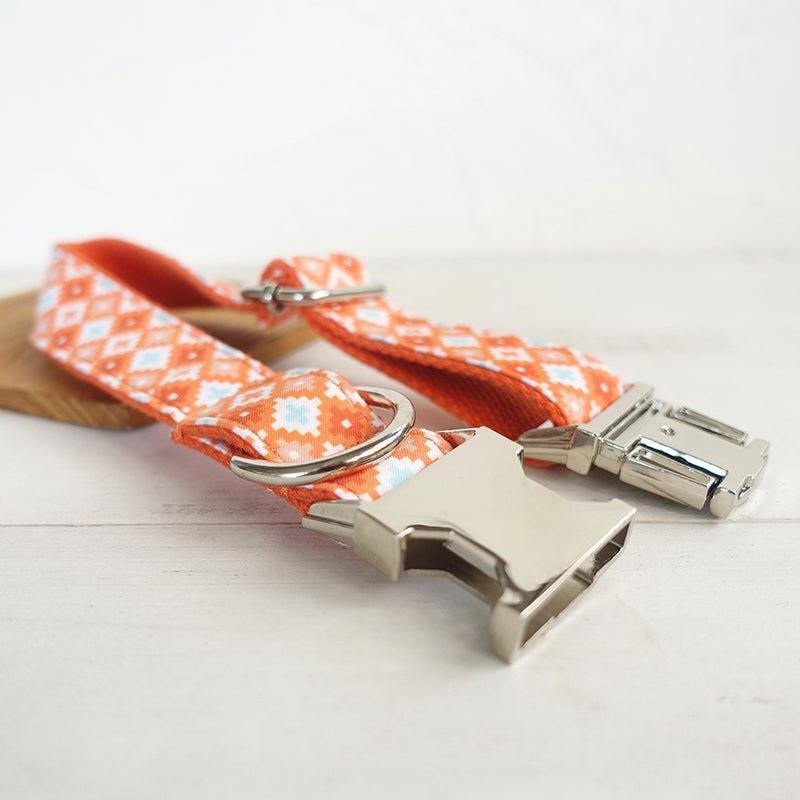 biscuit-orange-personalized-dog-collar-set-italkpet-5.jpg