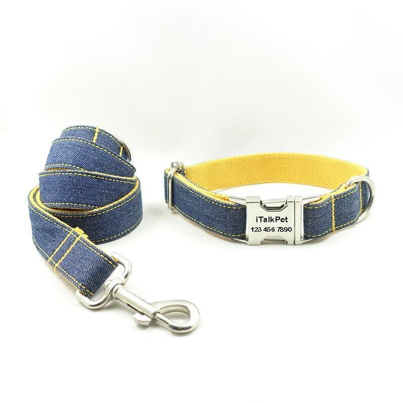 Compact Dog Collar and Leash Set