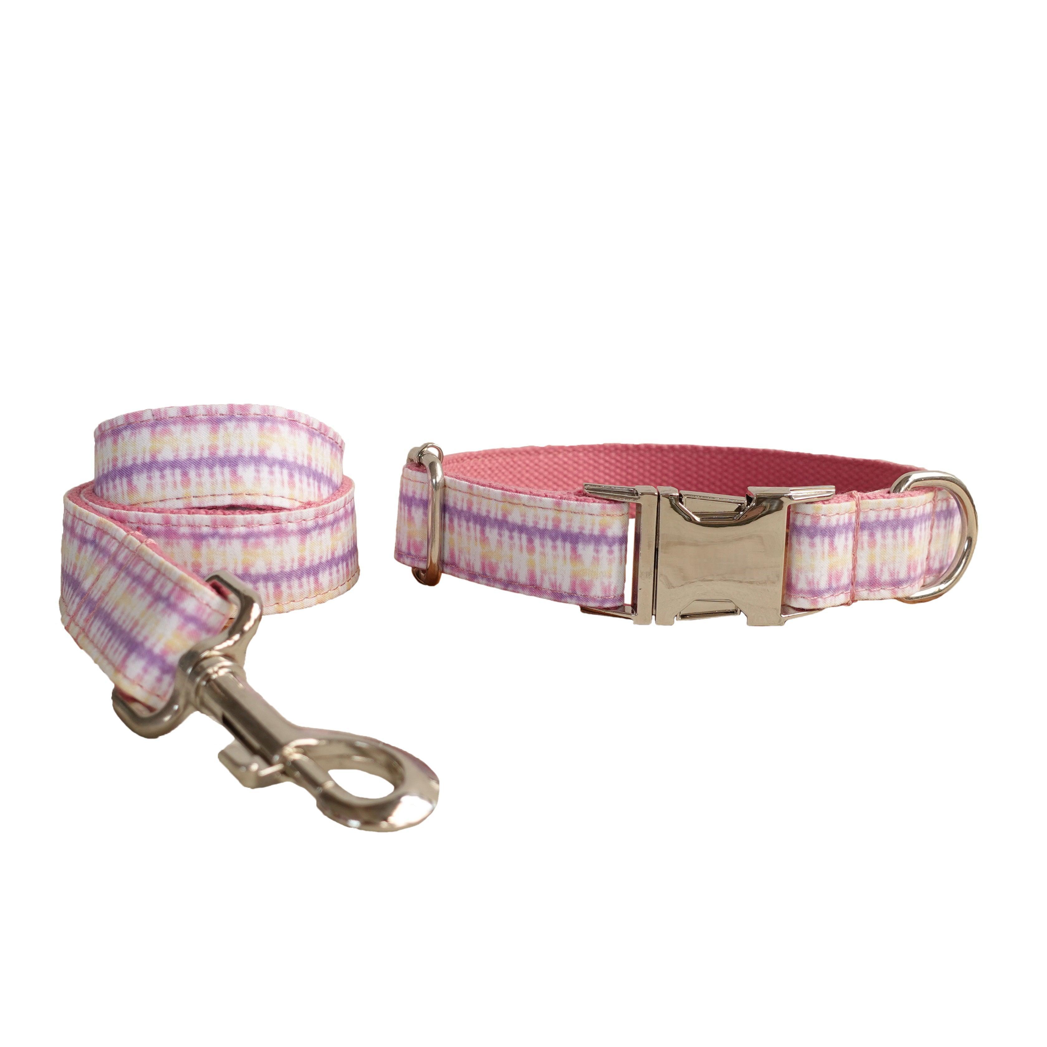 Premium Customizable Dog Collar and Leash Set