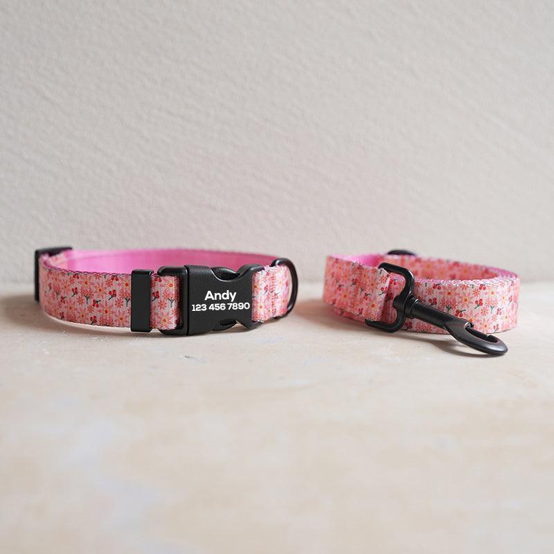 Luxury Personalized Dog Collar Set