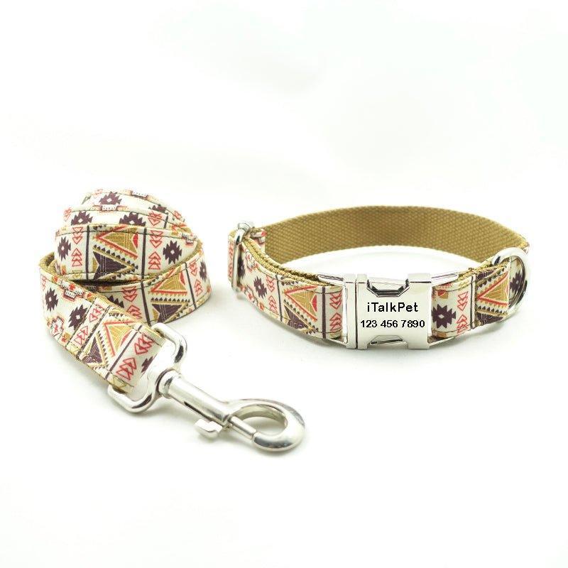 folk-brown-personalized-dog-collar-set-italkpet-2.jpg