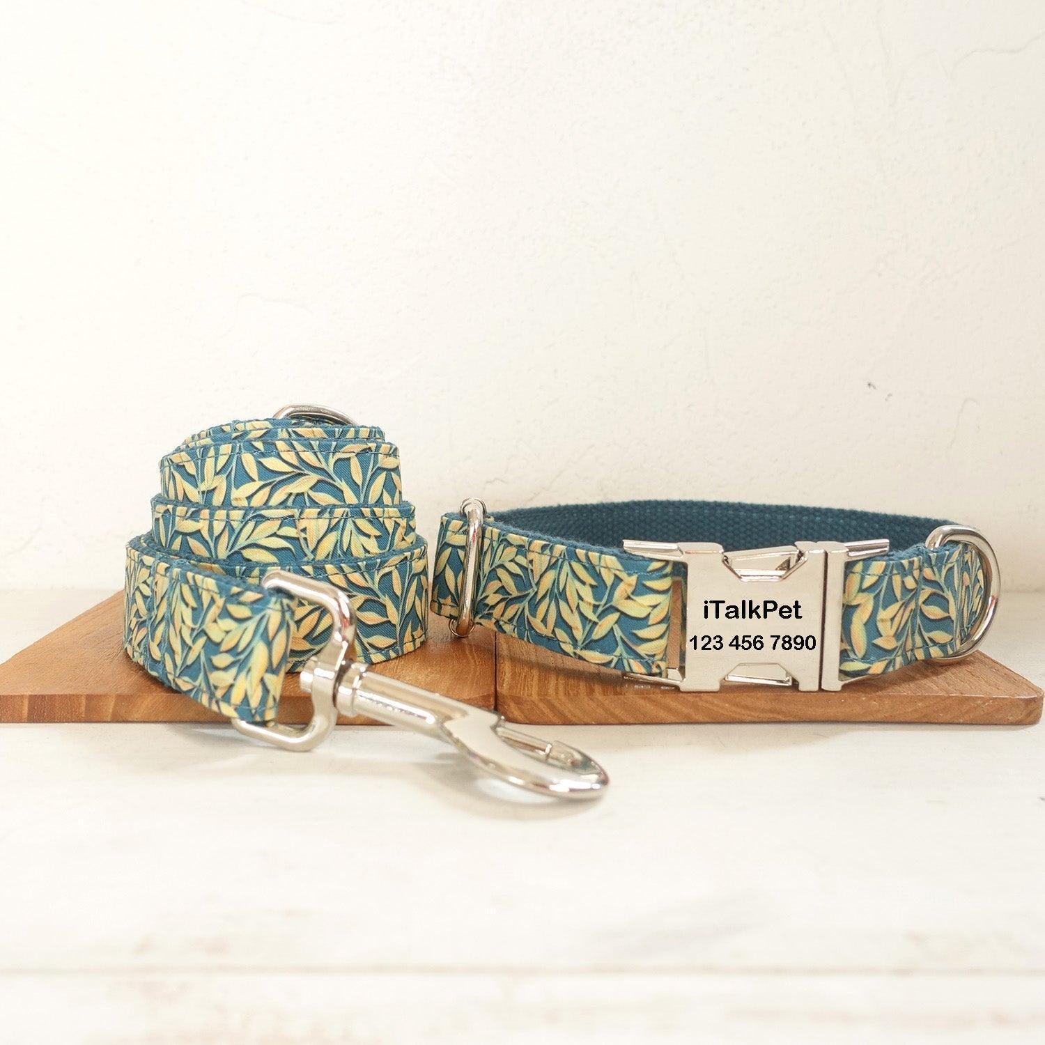 golden-leaf-personalized-dog-collar-set-italkpet-2.jpg