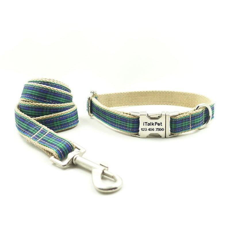 Luxury Dog Collar and Leash Set