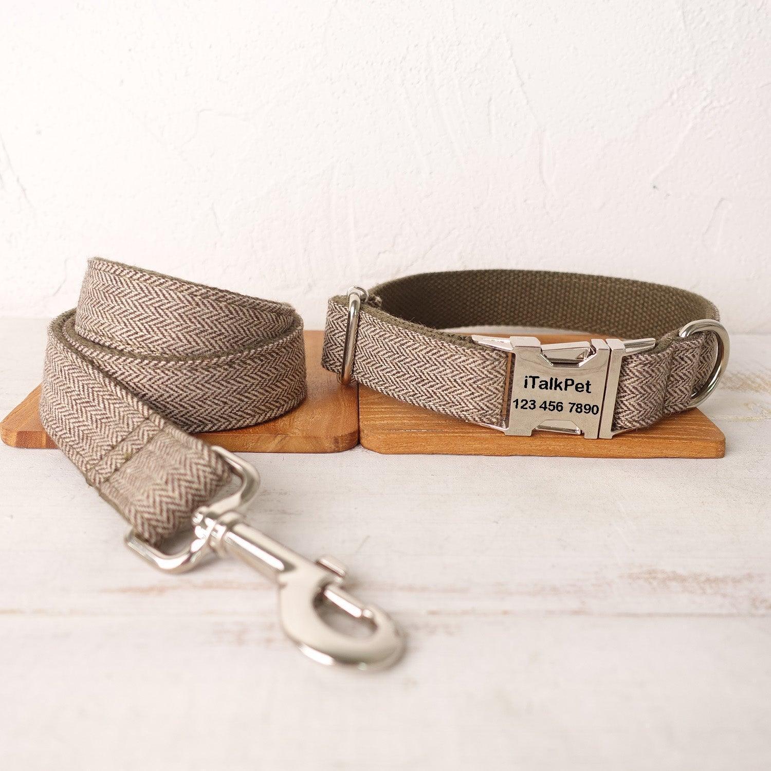 Modern Premium Dog Collar and Leash Set Choice