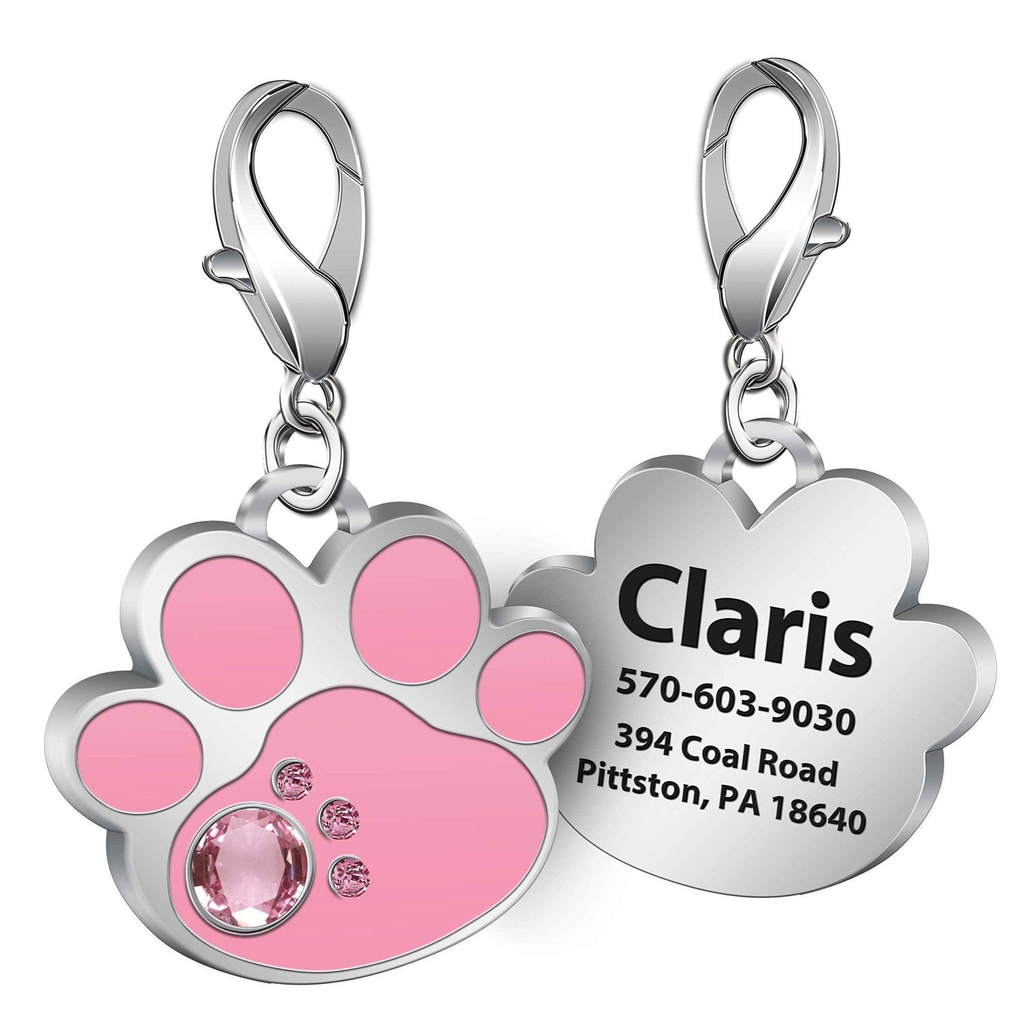 Elegant Personalized Pet ID Tag