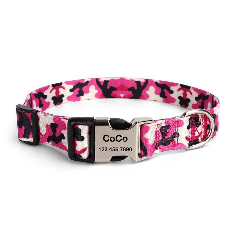 Contemporary Personalized Dog Collar