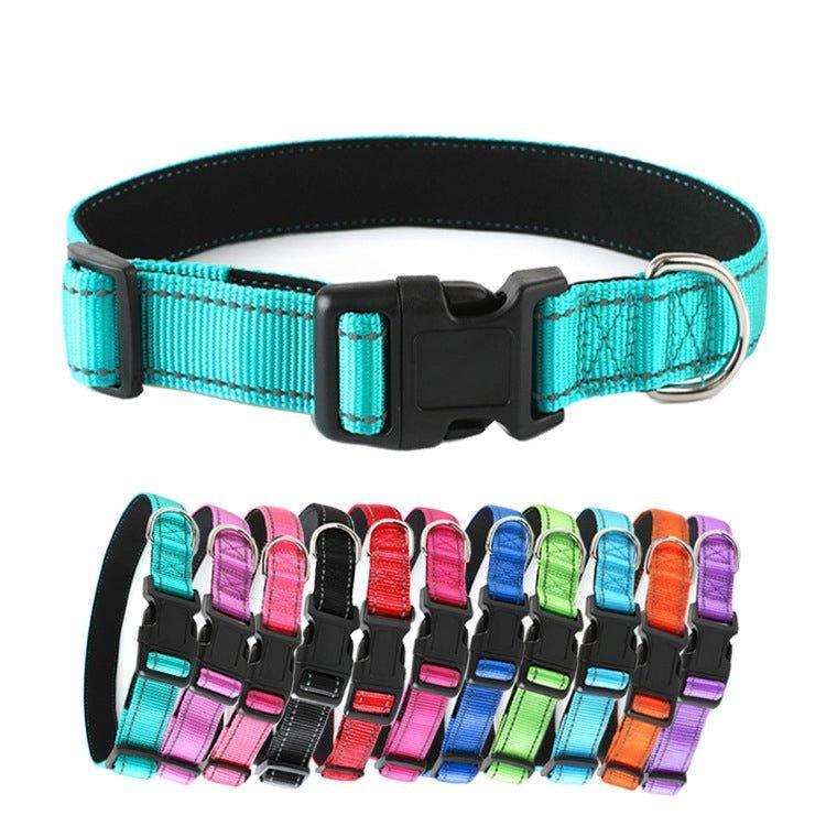 reflective-dog-collar-adjustable-soft-neoprene-padded-breathable-nylon-pet-collar-italkpet-1.jpg
