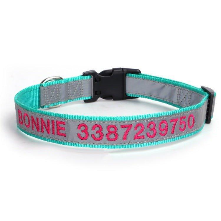 Premium Reflective Personalized Pet Collar