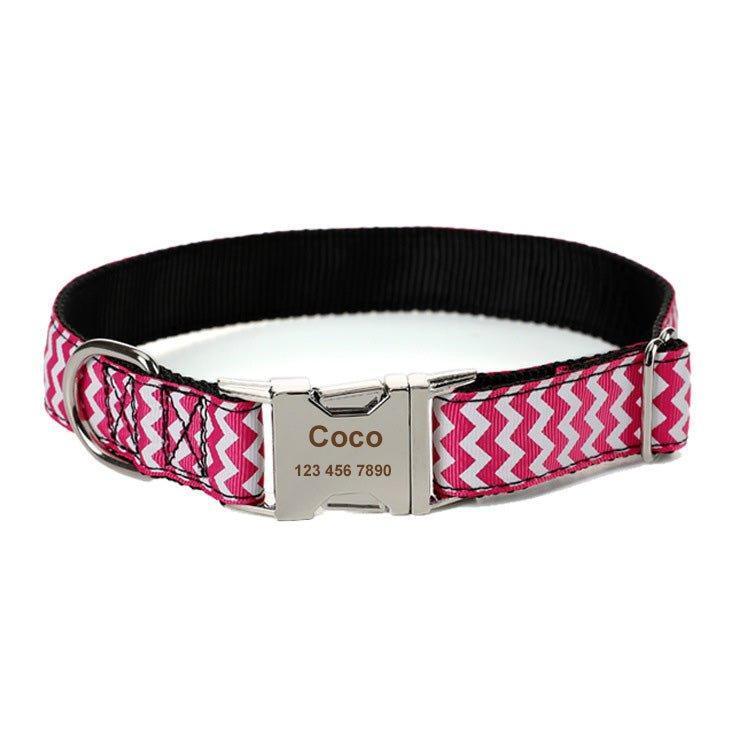 Vintage Personalized Dog Collar