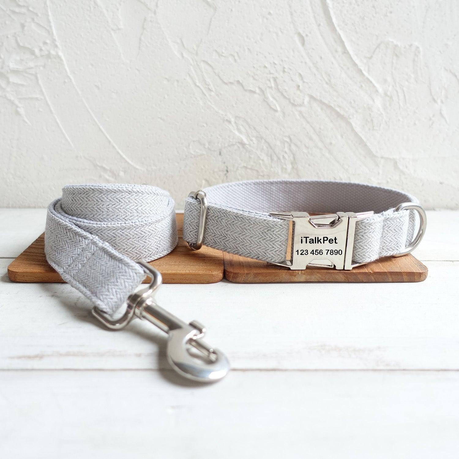Elegant Premium Dog Collar and Leash Set Design